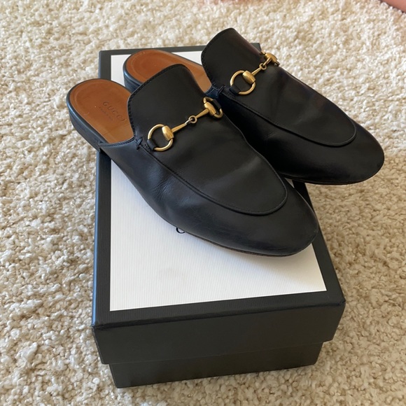 Gucci Princetown Mule Loafers Size 38 - Picture 1 of 6